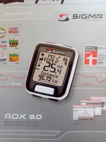 compteur/cardio Sigma Rox 9.0