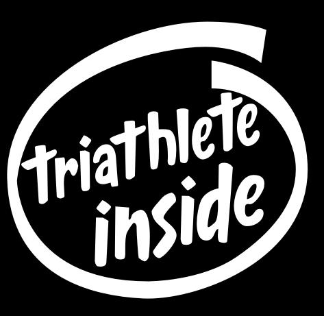 autocollant TRIATHLETE INSIDE - 