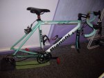Cadre Bianchi alu fourche carbone
