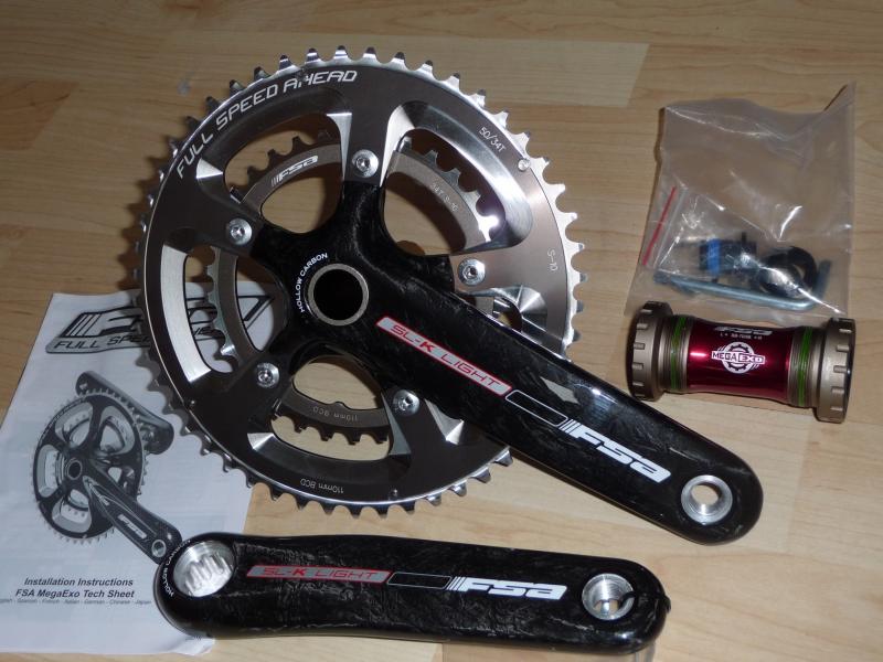 Pdalier compact FSA SLK LIGHT 50/34 172.5 NEUF